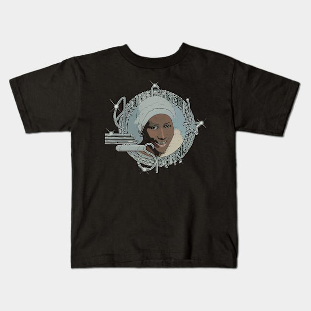 In the Presence of Greatness Aretha Fan Tee Kids T-Shirt by Doc Gibby